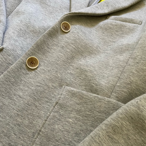 True light gray color blazer with pockets, very well made, thick fabrics. NWOT - Picture 3 of 4